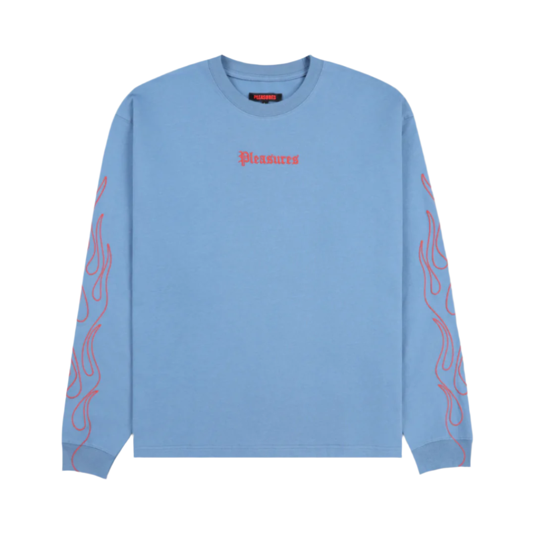 Pleasures Fiery Heavyweight Longsleeve - Slate