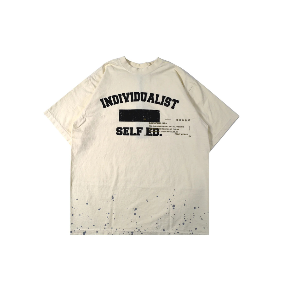 Individualist Self Education T-Shirt - Antique White