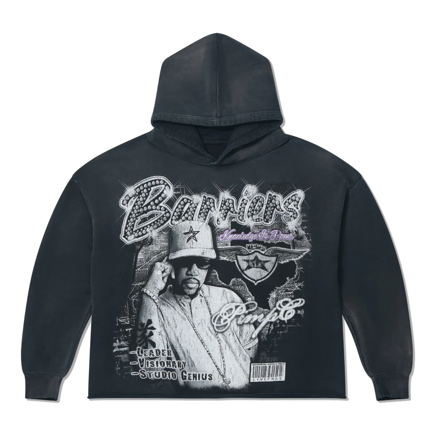 Barriers Pimp C Hoodie - "Black"