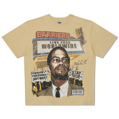 Barriers Malcom X Apollo Tee - "Cream"