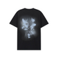 RtA Colin Oversized Doves SS Tee - Black