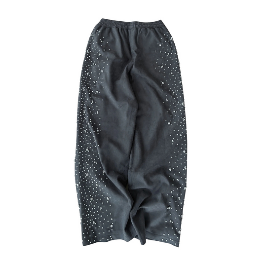 Birth Of Royal Child Cashew Blossom Pants - Black