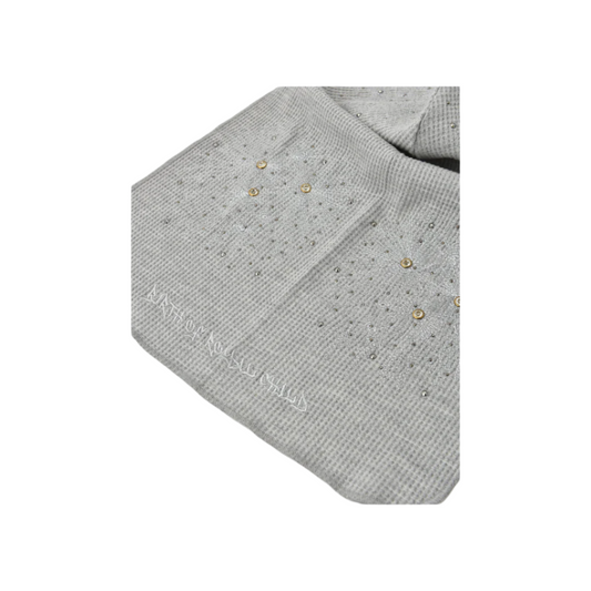 Birth Of Royal Child Fireworks Rhinestone Durag - Grey