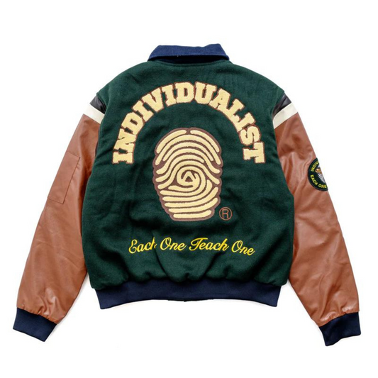 Individualist Letterman Jacket - Multi-color