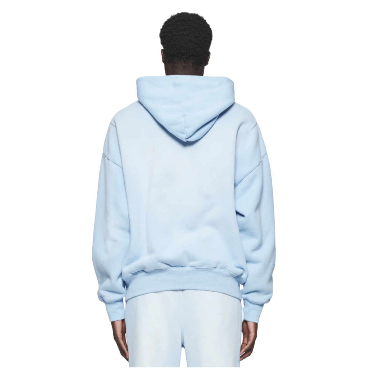 Purple HWT Fleece PO Hoody - Light Blue