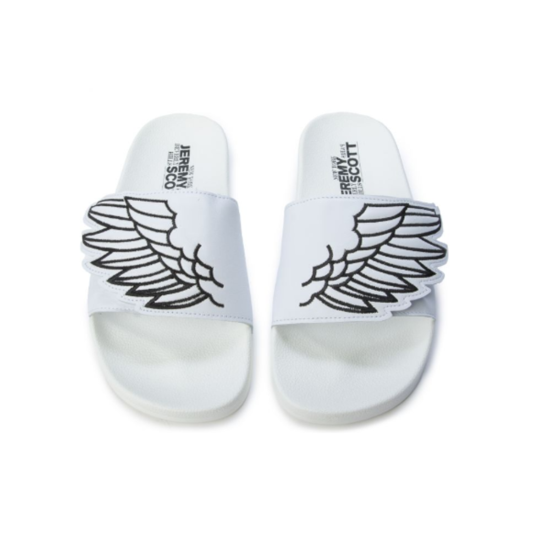 Adidas Jeremy Scott Monogram Adilette Wings - White/Black