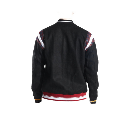 Embellish Hockney Varsity Jacket - Black