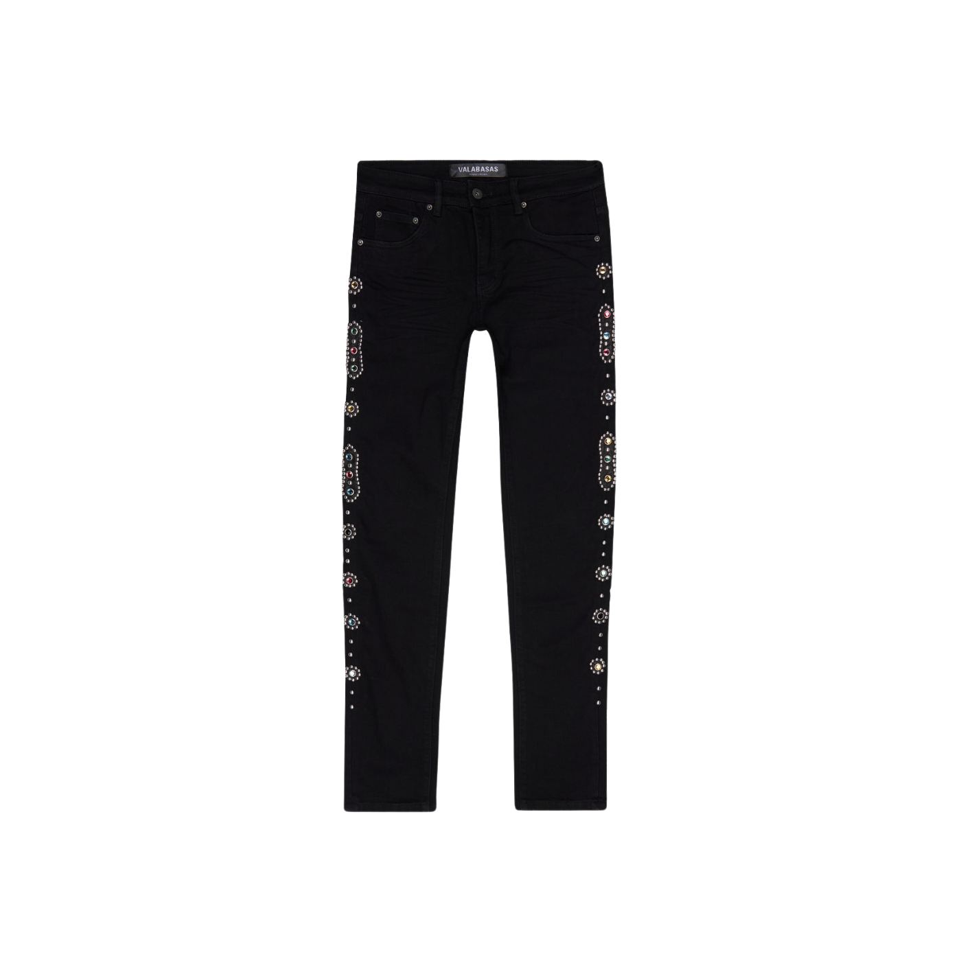 Valabasas "Archery" Washed Skinny Jean - Washed Black