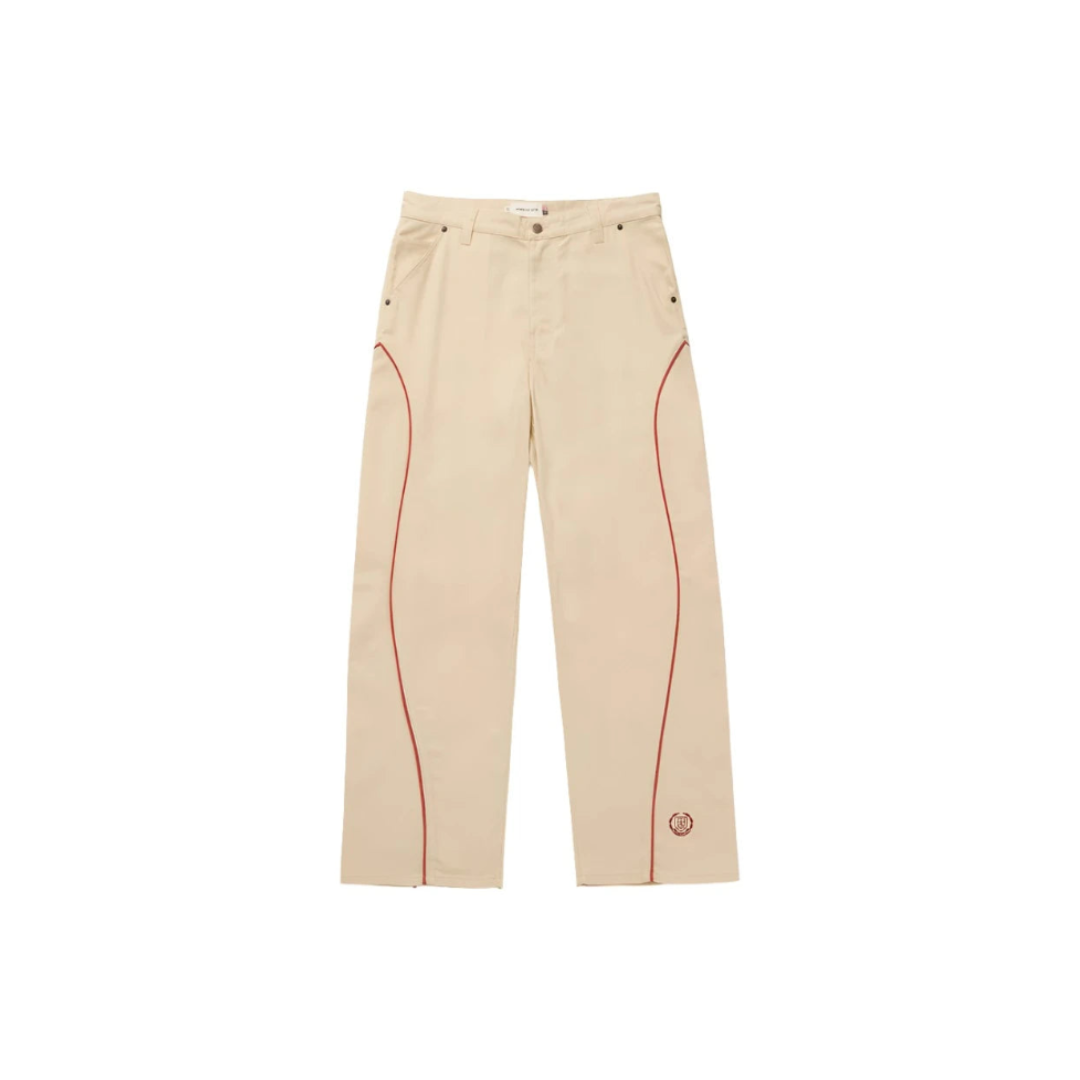 Honor The Gift Canvas Piping Pants -  Bone