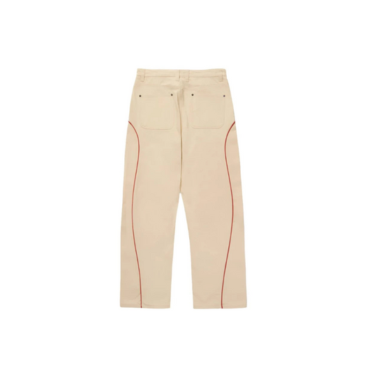 Honor The Gift Canvas Piping Pants -  Bone