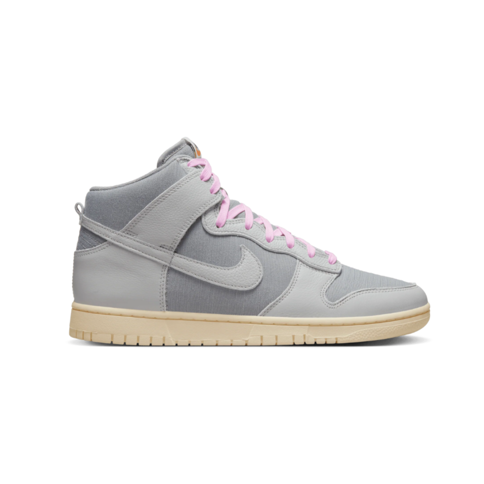 Nike Dunk Hi Retro PRM - Lt. Smoke Grey/Fog-Sail