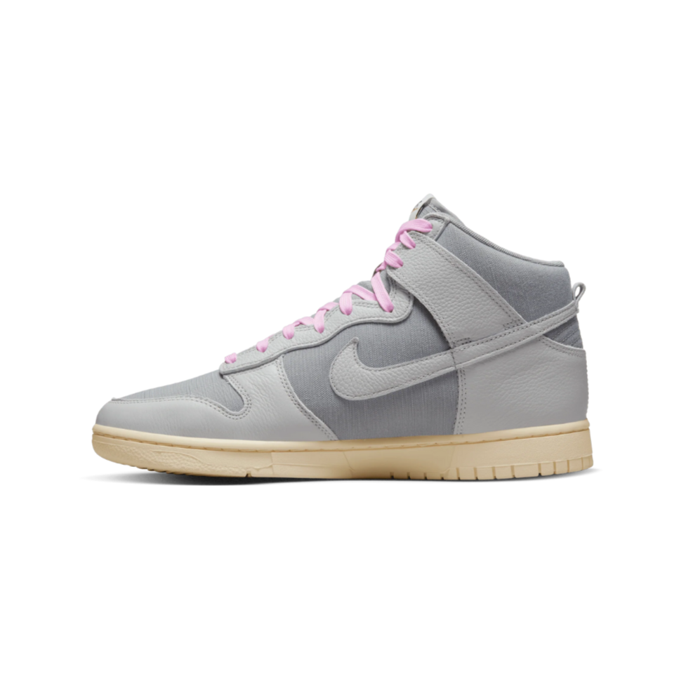 Nike Dunk Hi Retro PRM - Lt. Smoke Grey/Fog-Sail