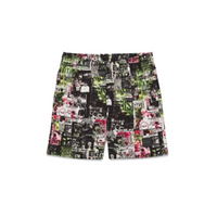 Purple The News All Around Shorts - Multi