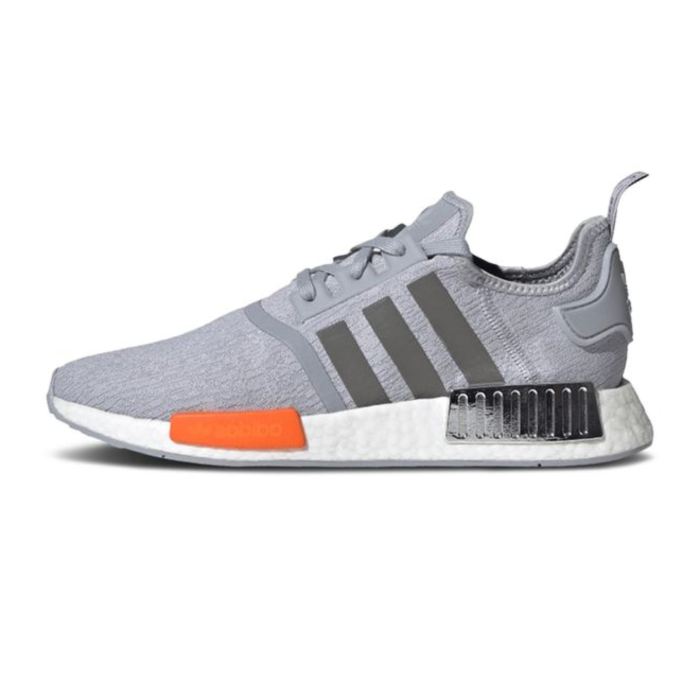 Men's Adidas NMD R1 - Grey Metallic Silver Orange