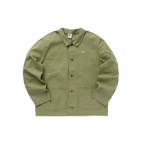 Nike Life Unlined Chore Coat - Oil Green/White