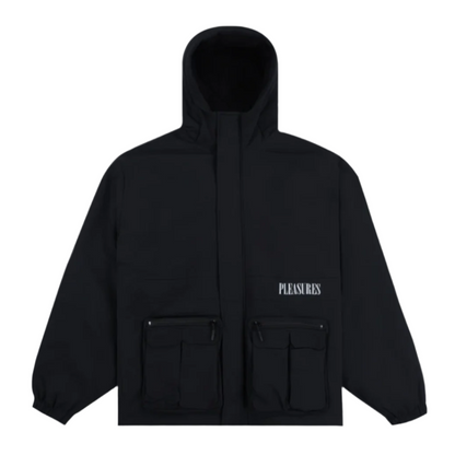 Pleasures Run Hooded Jacket - Black