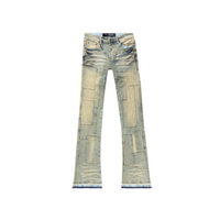 Valabasas Bricks Stacked Denim - Vintage Dirty Blue