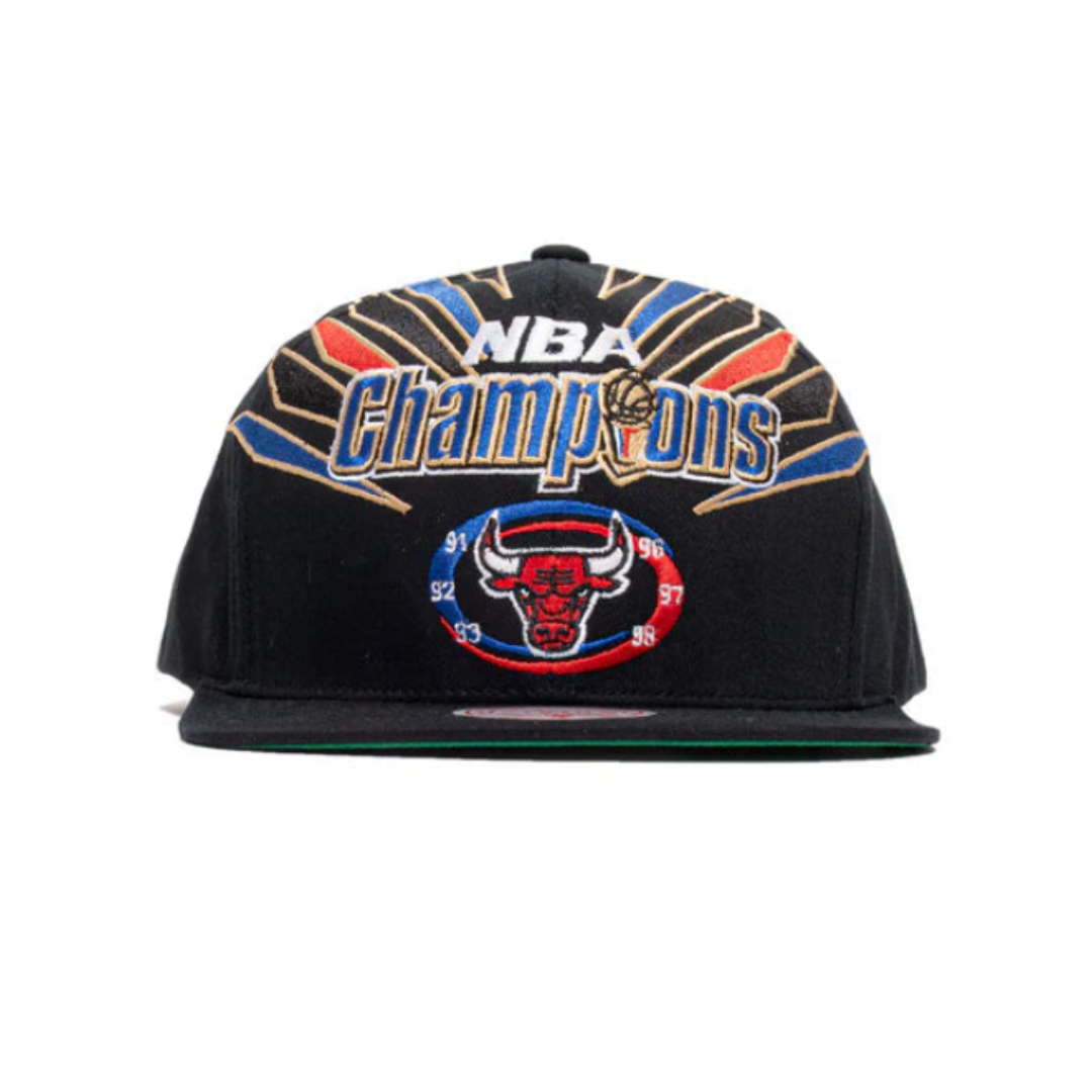 Mitchell & Ness Chicago Bulls Champions Hat - "Black"