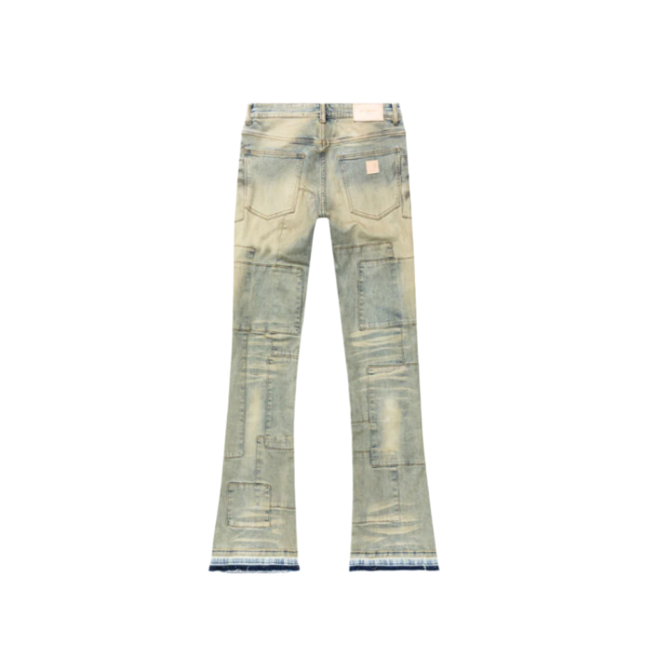 Valabasas Bricks Stacked Denim - Vintage Dirty Blue