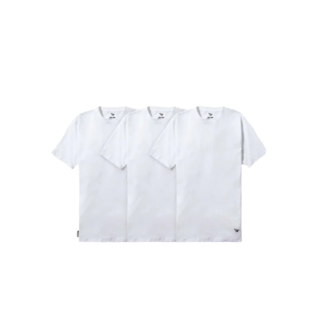 Paper Planes Essential 3 Pack Tee - White