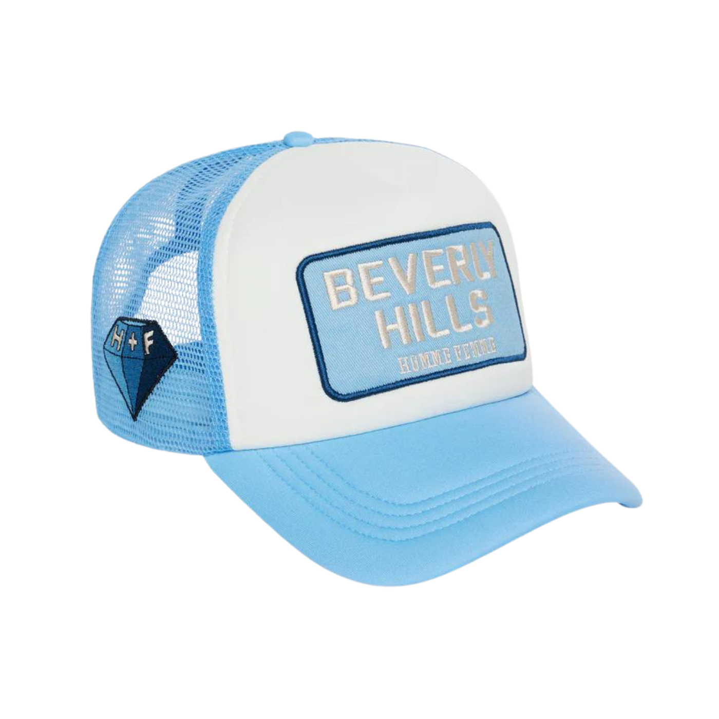 Homme Femme Beverly Hills Trucker - Baby Blue