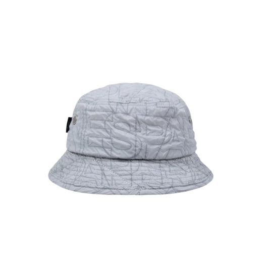 Paper Planes Logotype Crinkle Bucket Hat - Heather Grey