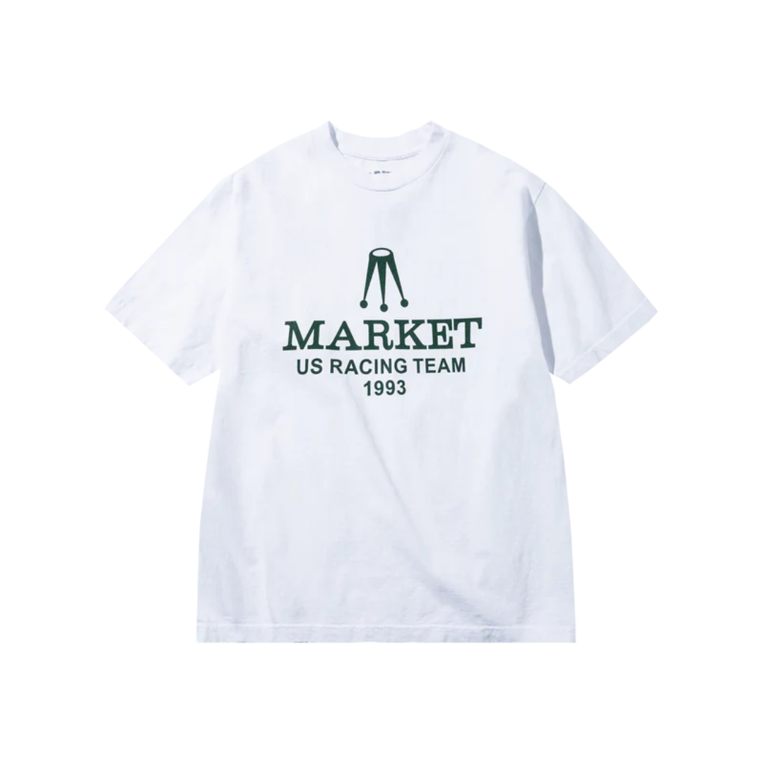 Market Relax Team Racing T-Shirt - White