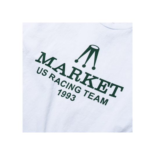 Market Relax Team Racing T-Shirt - White