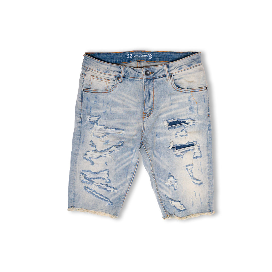 crysp denim shorts