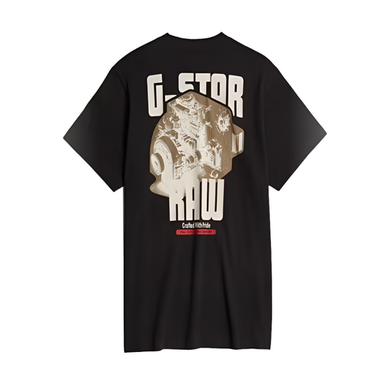 G-Star Engine Back Graphic Loose T-Shirt - Black