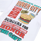 Honor The Gift Burgers SS Tee - White