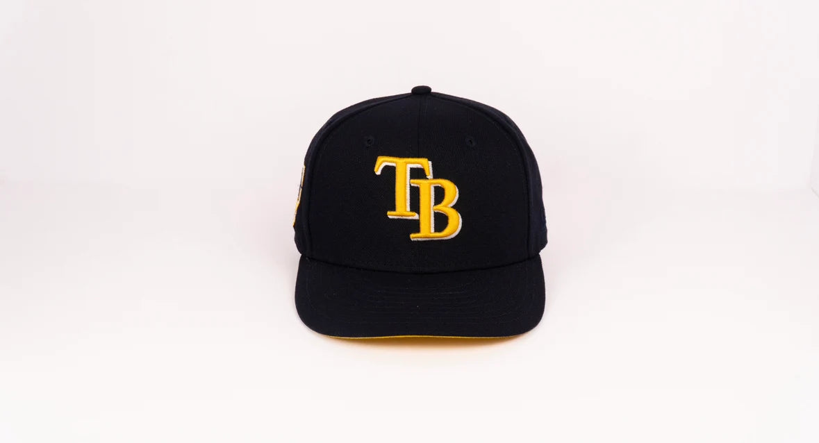 New Era 59Fifty Tampa Bay Rays 20th Anniversary Fitted Hat - "Navy"