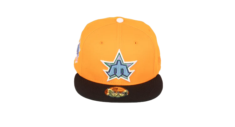 New Era 59Fifty Seattle Mariners 1979 All Star Game "Kid's Classics Pt. 1" Fitted Hat - Orange/Black