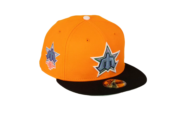 New Era 59Fifty Seattle Mariners 1979 All Star Game "Kid's Classics Pt. 1" Fitted Hat - Orange/Black