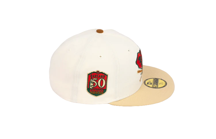 New Era 59Fifty Oakland Athletics 50th Anniversary "Eggnog Pack" Fitted Hat