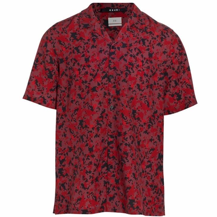 Ksubi Digi Resort SS Shirt - Red/Black – SOLE PLAY