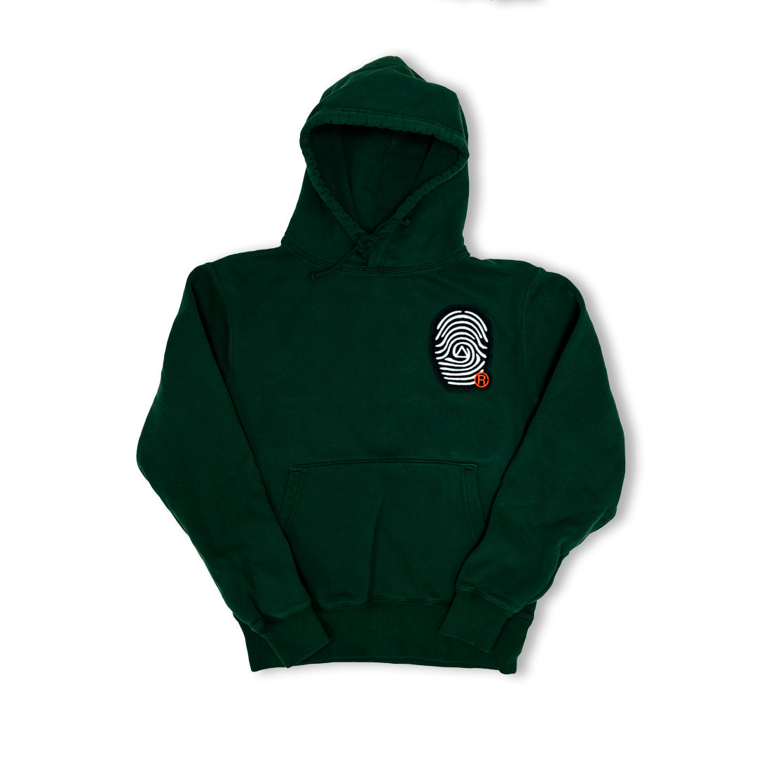 Individualist Chenille Patch Hood - Forest