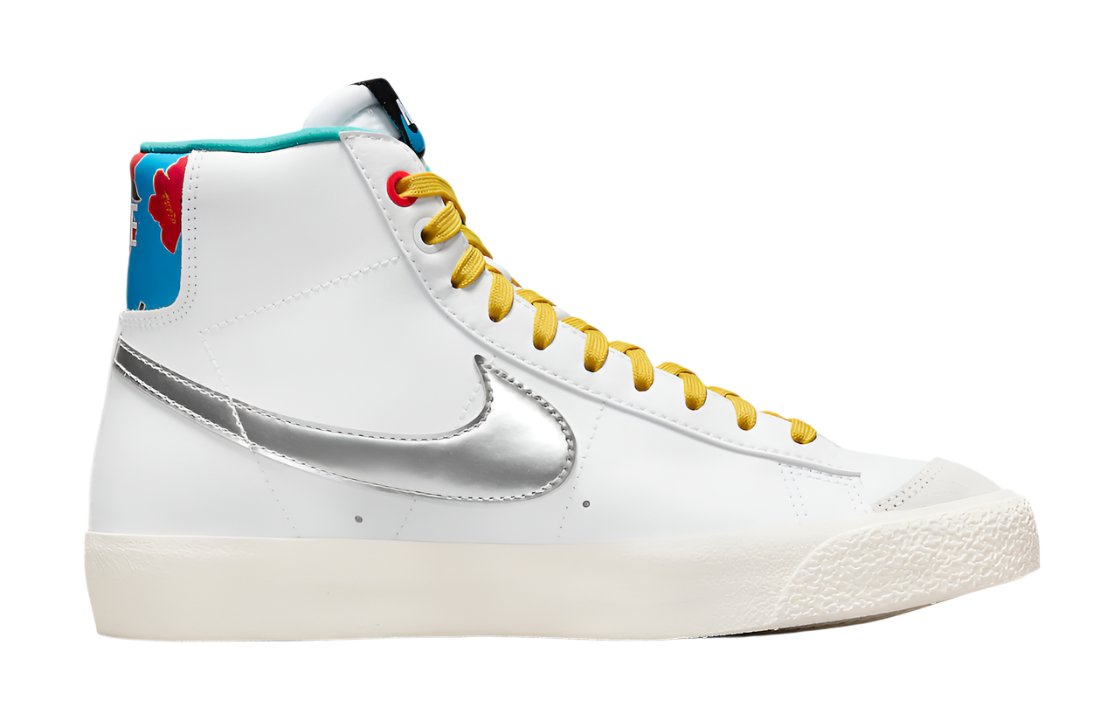 Nike Blazer Mid '77 GS - "White/Silver/Red"