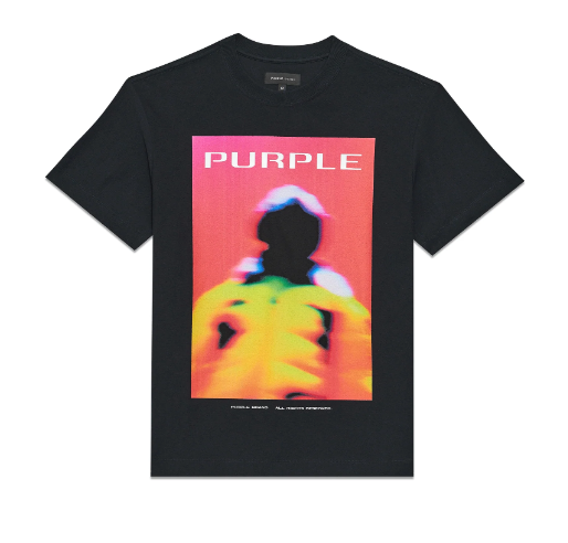 Purple Focus Tee - Black