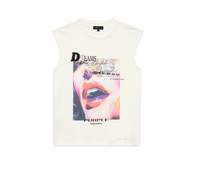 Purple Dreams Tank Top - White