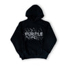 Purple HWT Fleece PO Hoody - Black