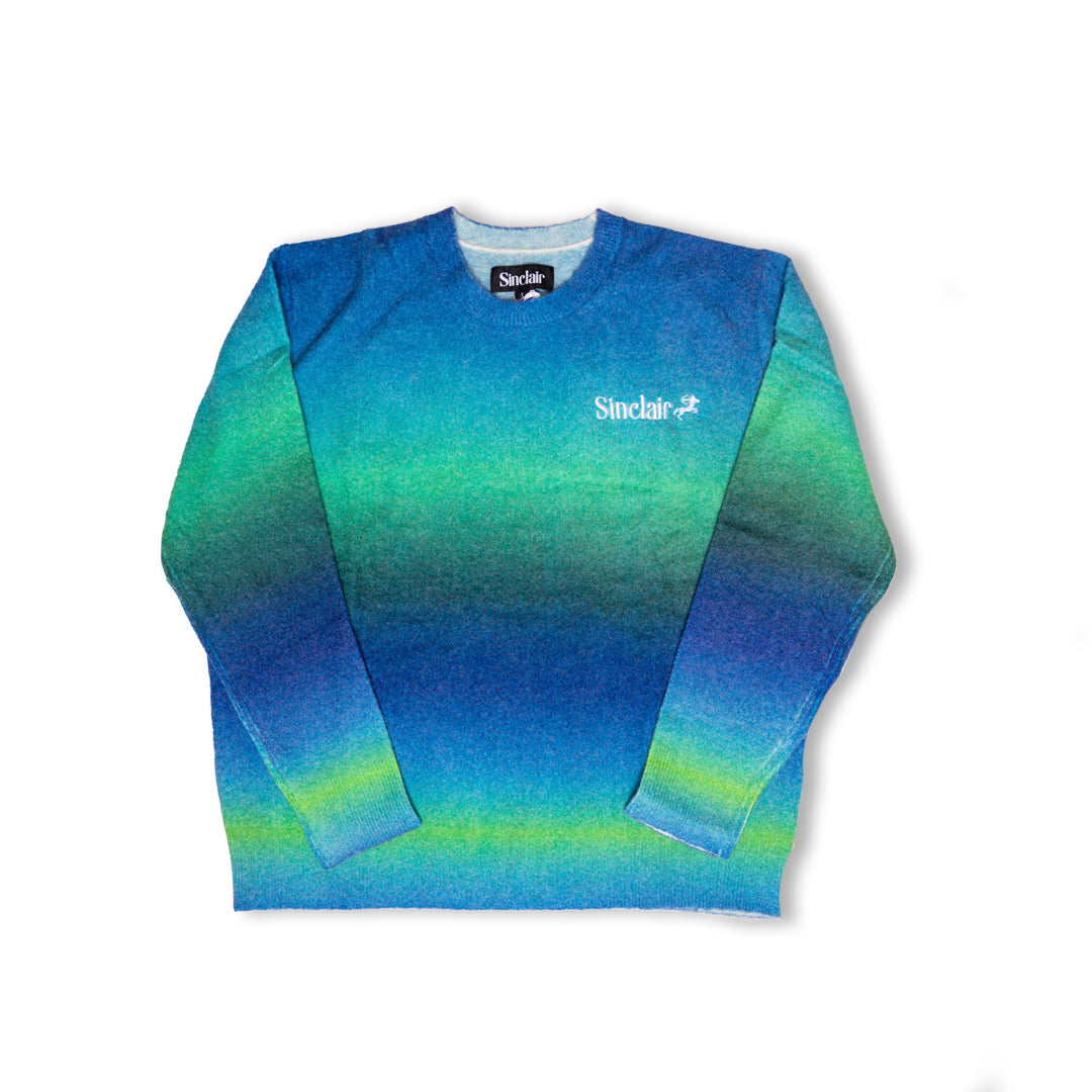 Sinclair Gradient Sweater - Blue/Green