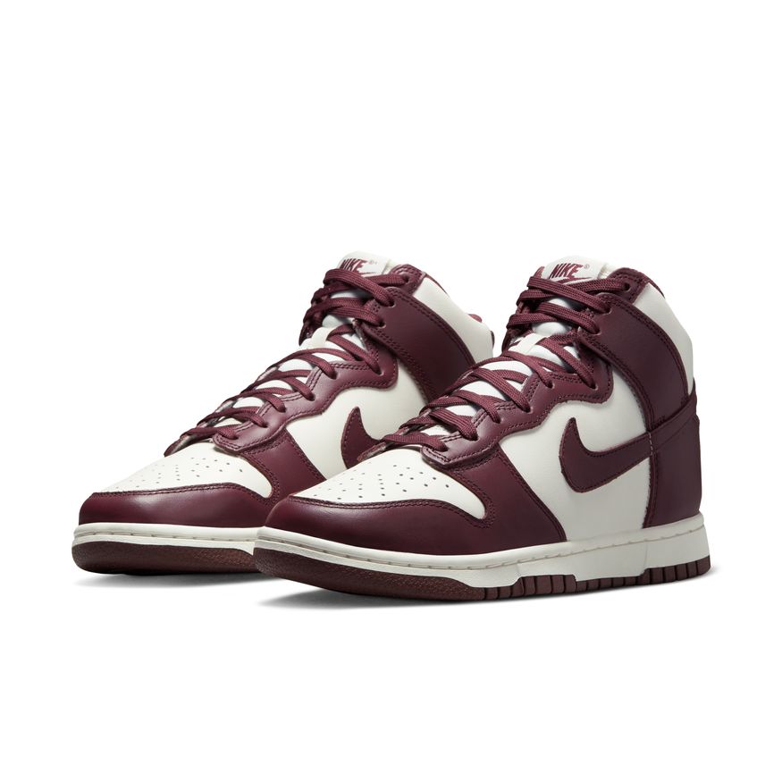 Women's Nike Dunk High - "Burgundy"