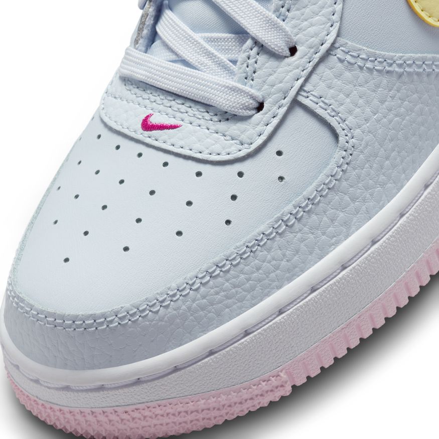 Big Kid's Nike Air Force 1 GS - Football Grey/Citron Tint