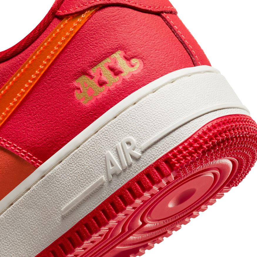 Men's Nike Air Force 1 '07 "ATL" - University Red/Bright Crimson