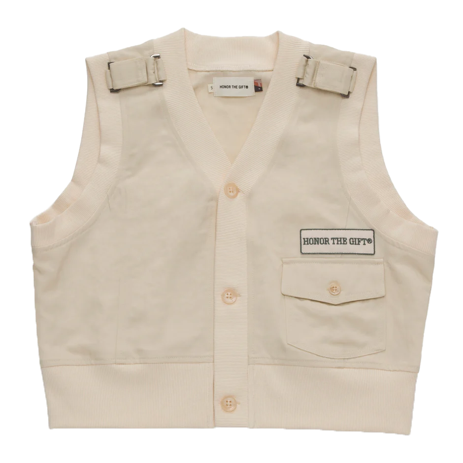 Women's Honor The Gift Shop Vest - "Cream"