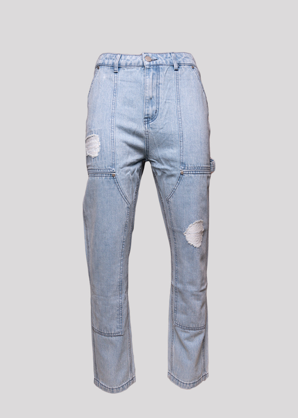 HOMME FEMME DENIM WORK PANTS | BLUE